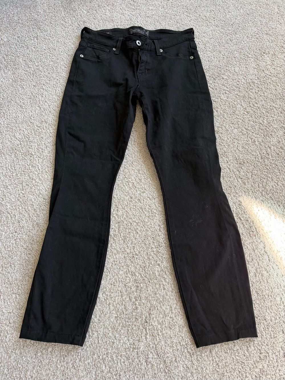 Lucky Brand Black Brooke Legging Jeans Size 2/26